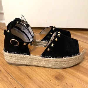 Espadrilles platform sandals
